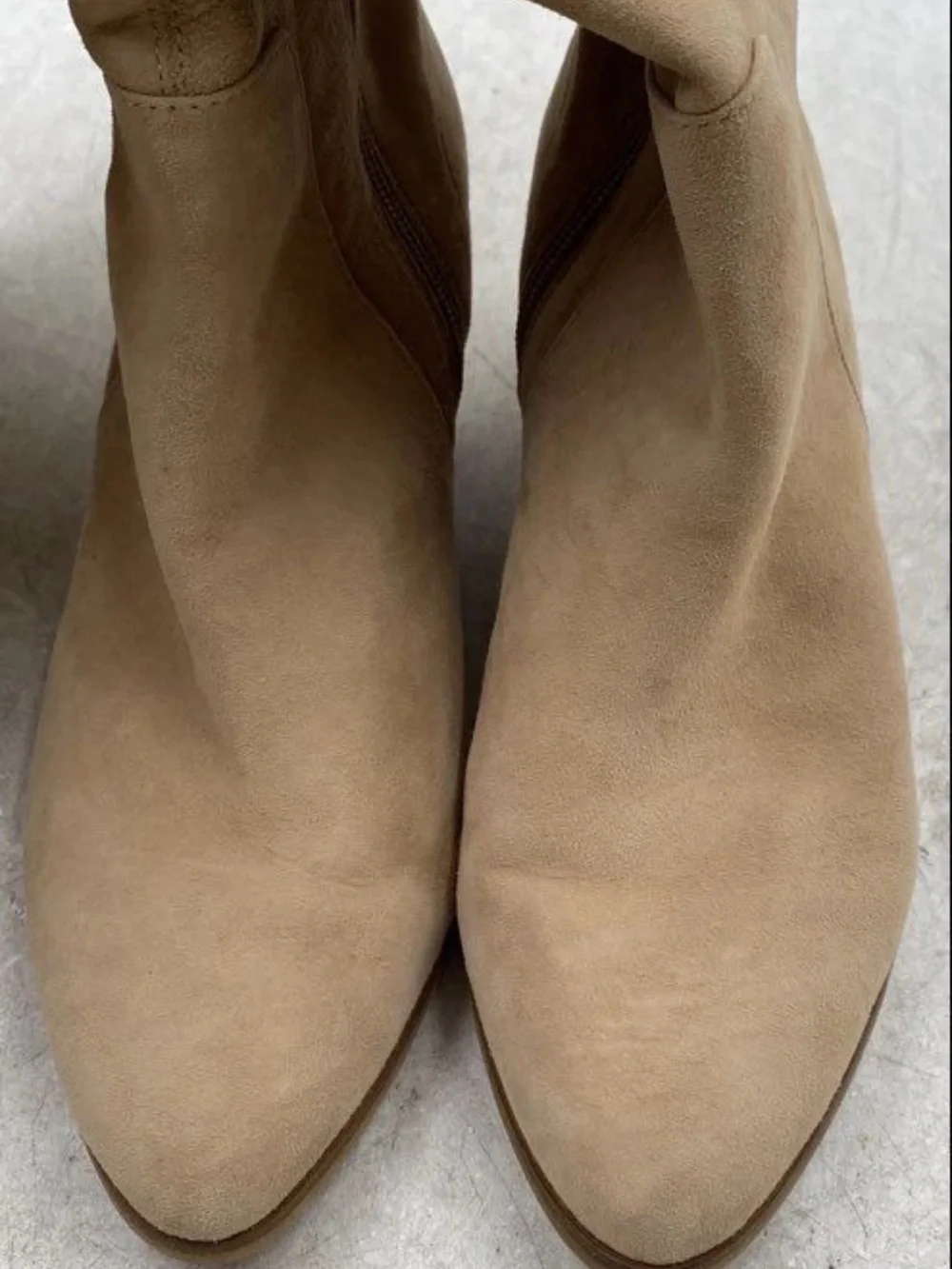 Vince Camuto Knee-High Tan Women Boots - US 8.5